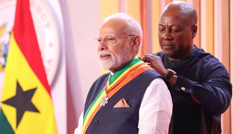 Adarsh Swarajya | पंतप्रधान मोदींना घानाचा सर्वोच्च नागरी सन्मान प्रदान